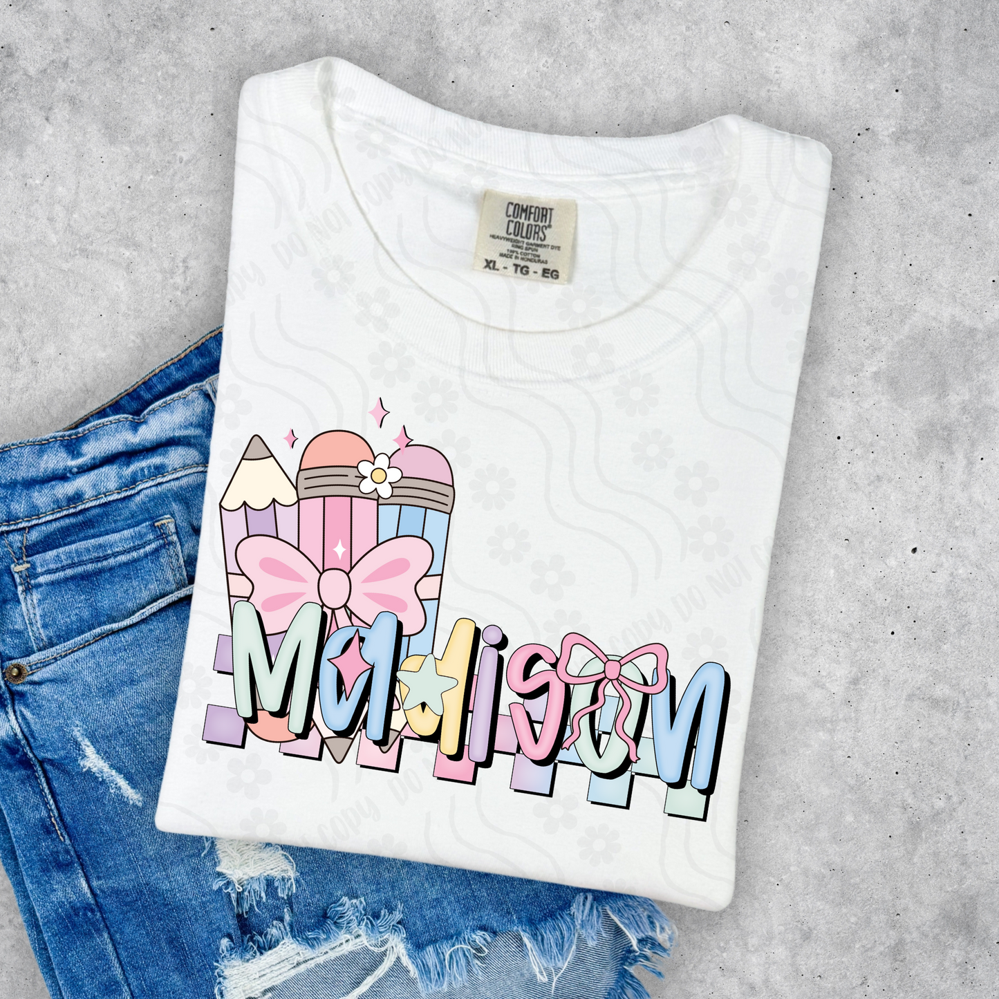 Custom Pastel Back to School - Digital Download TAT 2 Business Days