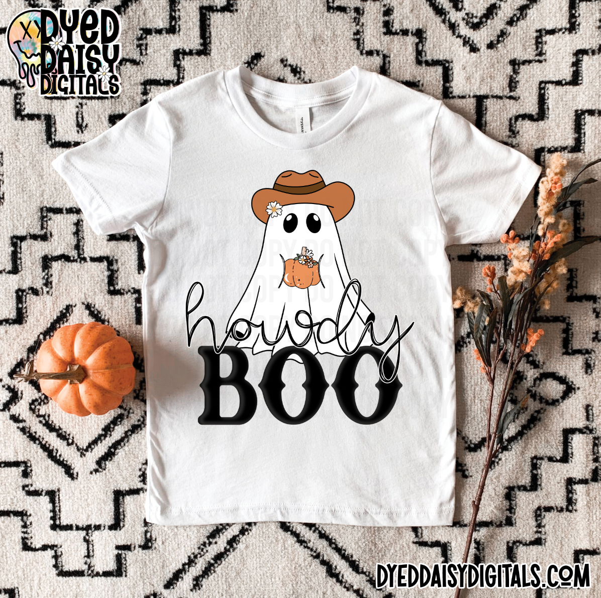 Howdy Boo Cowboy Ghost - Digital Download