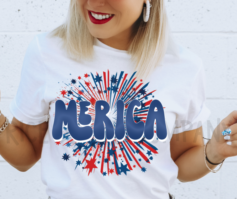 Merica with Fireworks - Digital Download