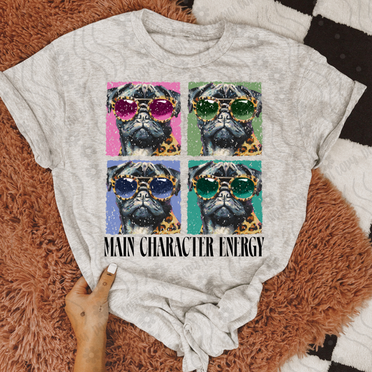 Main Character Energy Pug - Digital Download - June 2025