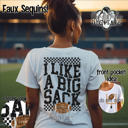 Big Sacks Faux Sequin Digital Download