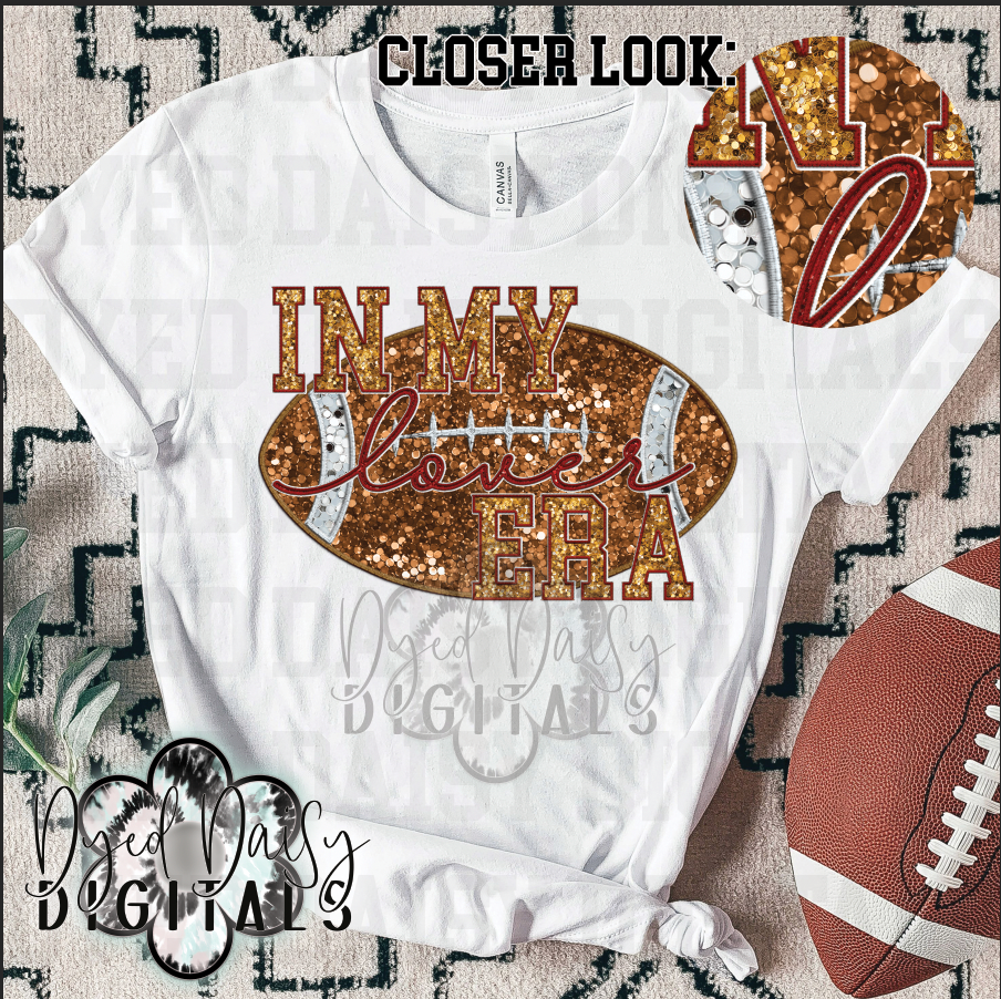 Football Lover - Faux Embroidery - Faux Sequins - Digital Download ...