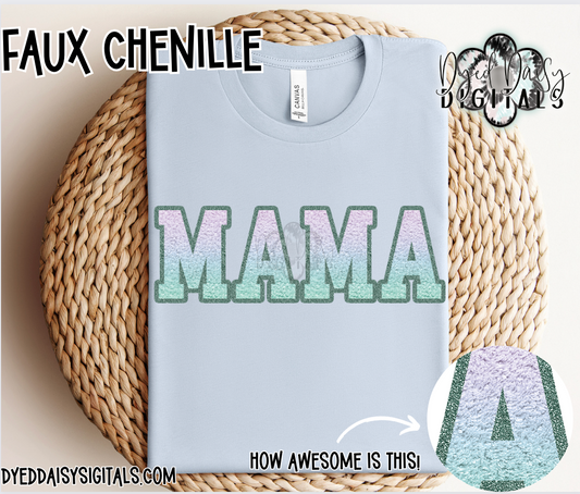 Sweet Siren Faux Chenille MAMA Digital Download