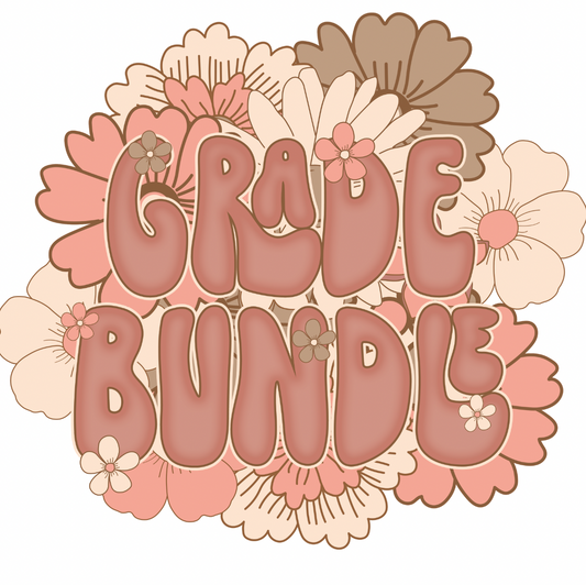 Retro Flowers Grades BUNDLE  with Mock-Ups - Digital Download