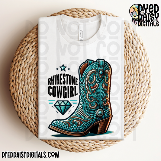 Rhinestone Cowgirl Boot - Digital Download