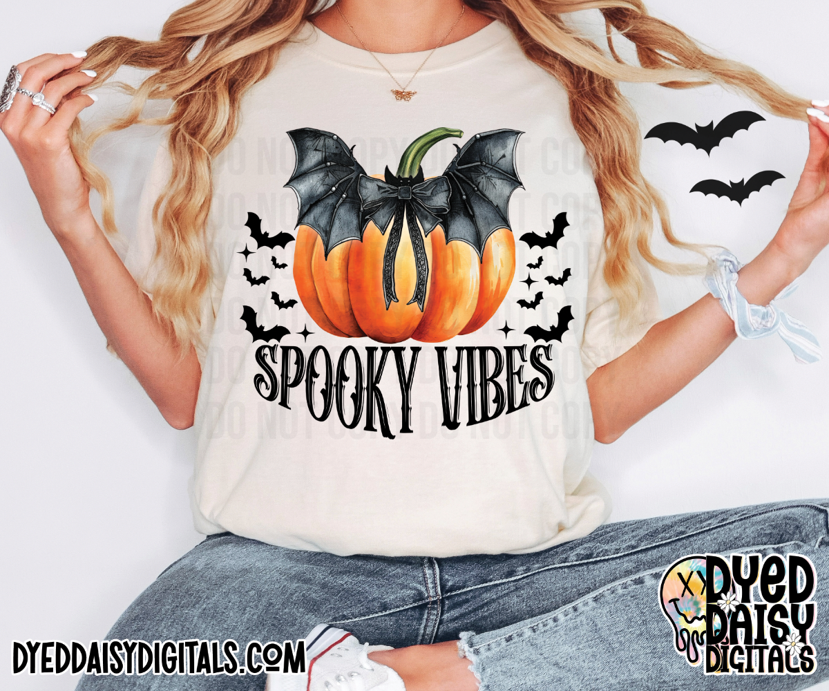 Spooky Vibes Coquette Bow - Digital Download