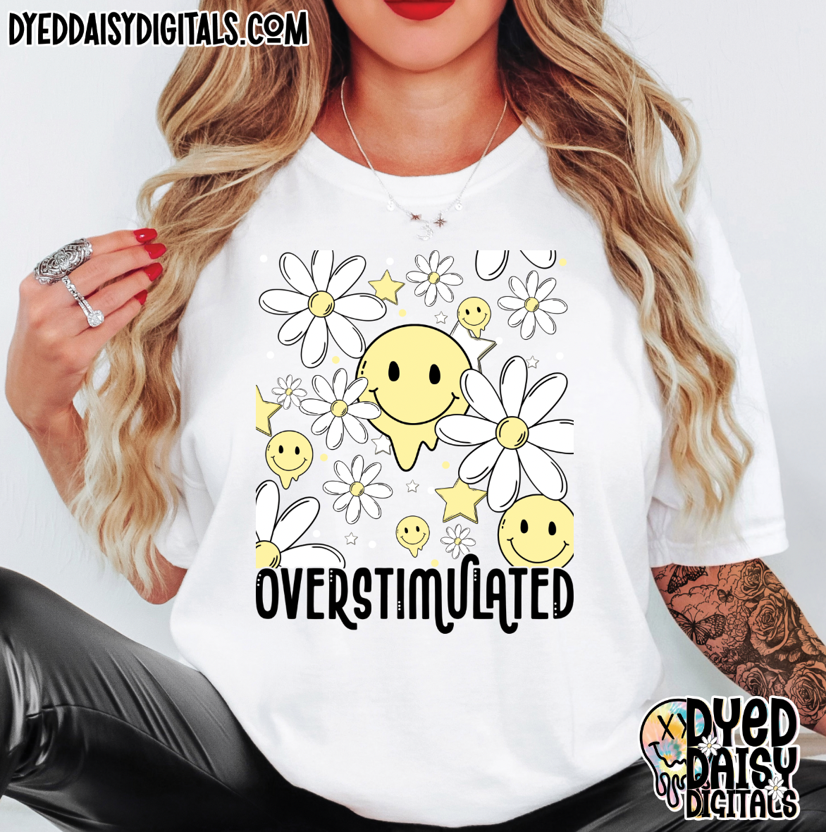 Floral Overstimulated - Digital Download - 2 Versions