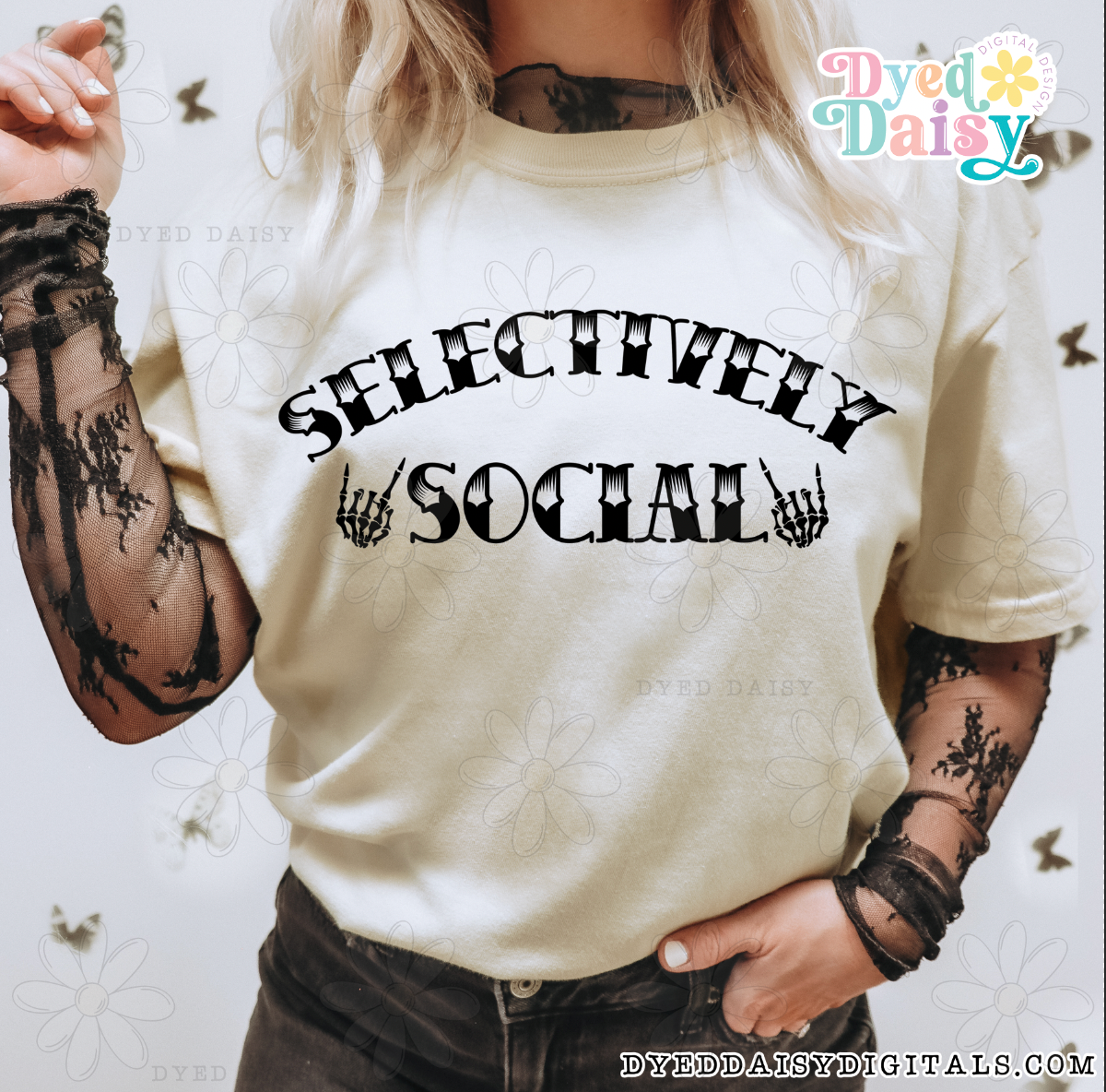 Selectively Social Black & White - Digital Download