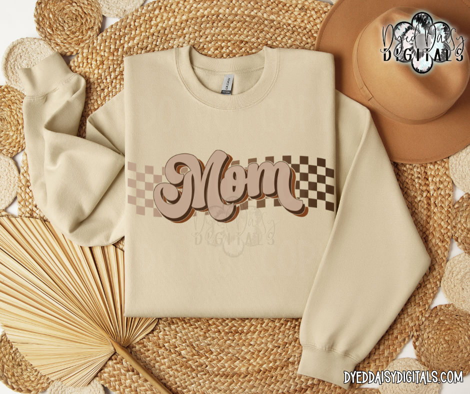 Vintage Mom Checker Digital Download