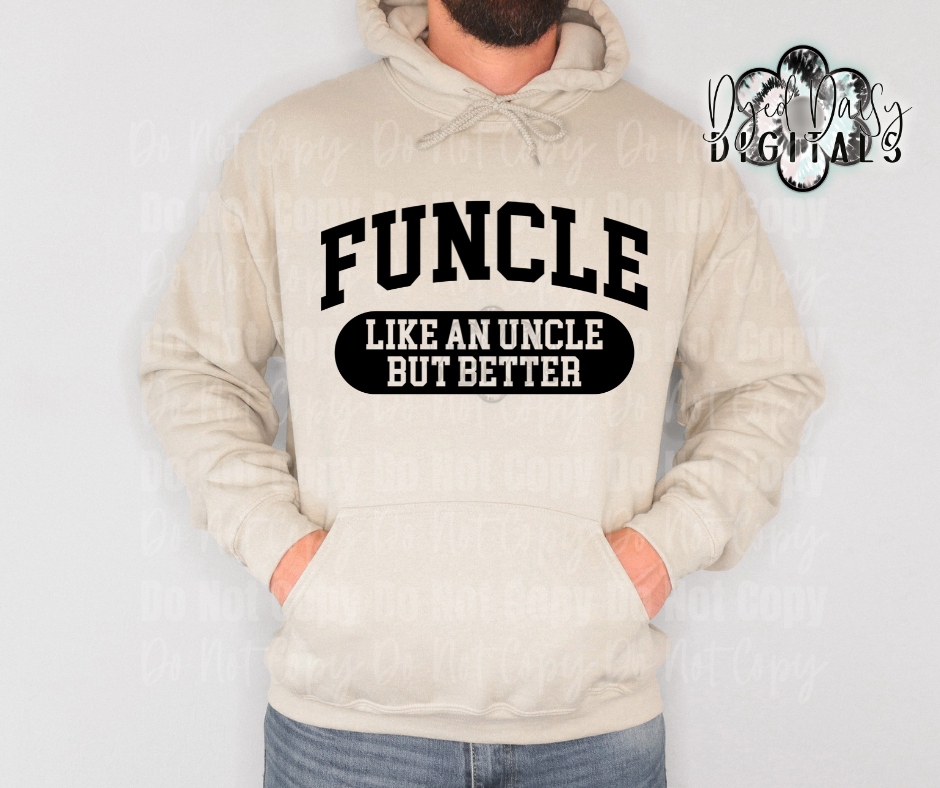 FUNcle Alumni Style - Both white and black included -  Digital Download