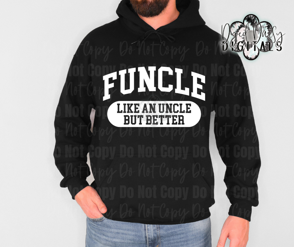 FUNcle Alumni Style - Both white and black included -  Digital Download