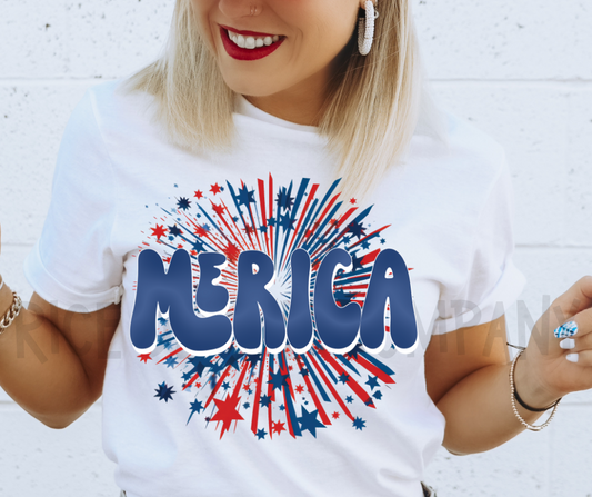 Merica with Fireworks  -  Digital Download